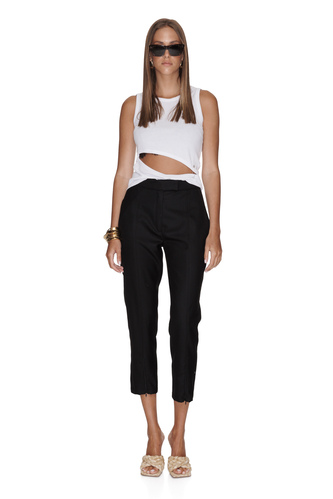 Black Wool Pants - PNK Casual