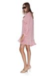 Rose Linen Ruffled dress