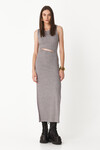 Grey Cutout Maxi Dress