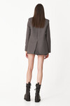 Oversized Grey Wool Blazer