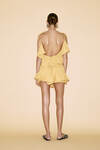 Backless Yellow Cotton Top - SS24