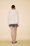 Beige Cotton Oversized Sweatshirt