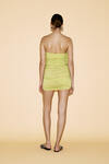 Wrap-Effect Green Skirt