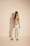 Beige Wide-Leg Pants - SS24