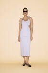 Light Grey Side-Cutout Maxi Dress - SS24