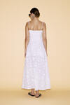 White Midi Linen Button-Down Dress - SS24