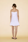 White Mini Cotton Button-Down Dress