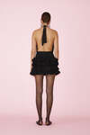 Black Skirt With Ruffles On The Back - PRESPRING25