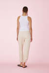 Beige Handmade Painted Pants - PRESPRING25