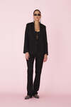 Black Wool Oversized Blazer - PRESPRING25