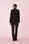 Black Wool Oversized Blazer - PRESPRING25