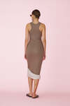 Brown Two-Color Dress - PRESPRING25