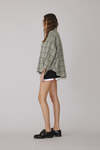 Green Checkered Oversized Shirt