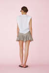 Beige Viscose Mini Skirt - SS25