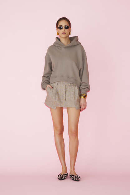 Grey Oversized Sweatshirt - SS25