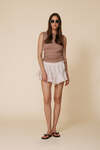 Beige Cotton Top - SS25
