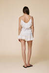 Backless Cotton Top With Lace Inserts - SS25