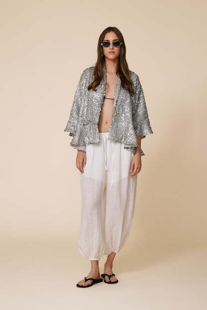 Grey Sequin Jacket - SS25