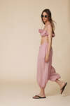 Lightweight Rose Linen Pants - SS25