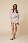 Beige Rayon Shorts - SS25