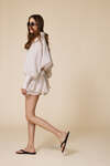 Beige Rayon Shorts - SS25