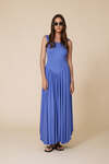 Backless Indigo Maxi Dress - SS25