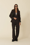 Brown Blazer With Backless - FW25