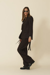 Brown Blazer With Backless - FW25