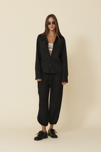 Black Lose-Fit Shirt - FW25 - PNK Casual