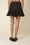 Brown Ruffled Mini Skirt - FW25
