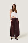 Lightweight Brown Silk Pants - SS26