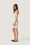 Beige Dress with a modern waist cut-out - SS26