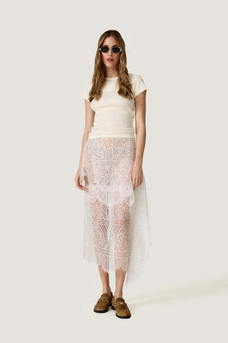 Light Yellow Cotton T-shirt - SS26 - PNK Casual