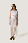 White top with a modern waist cut-out - SS26