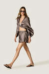 Silk Shorts with Fluid Silhouette