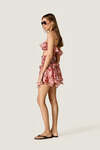 Floral Ruffle Top