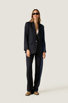 Black-Navy Contrast Blazer