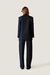 Black-Navy Contrast Blazer