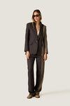 Dark and Light Brown Contrast Trousers