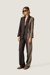 Dark and Light Brown Contrast Trousers